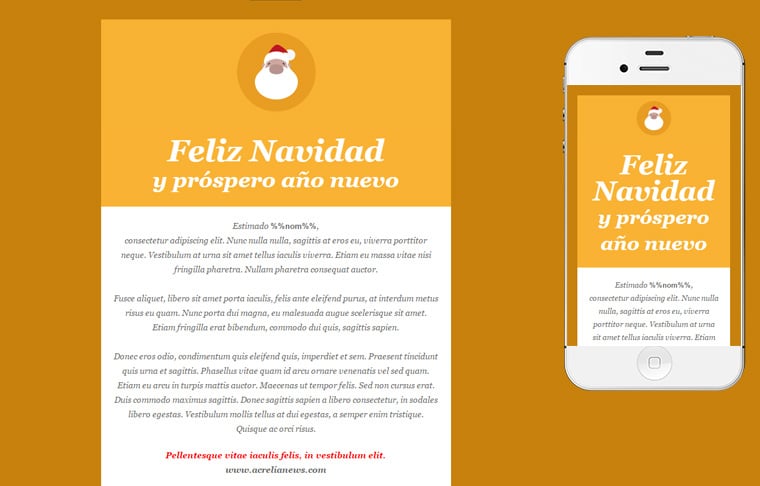 Plantilla de postal de Navidad - Christmas light