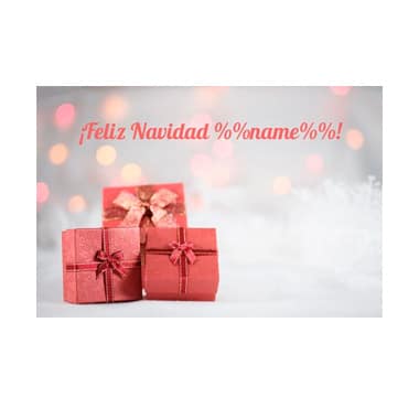 Email template Christmas: Personalized template 5
