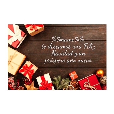 Email template Christmas: Personalized template 6