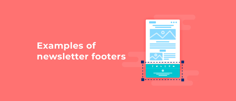 Examples of newsletter footers