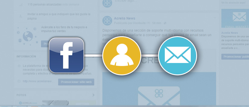Imagen Facebook as an email marketing 