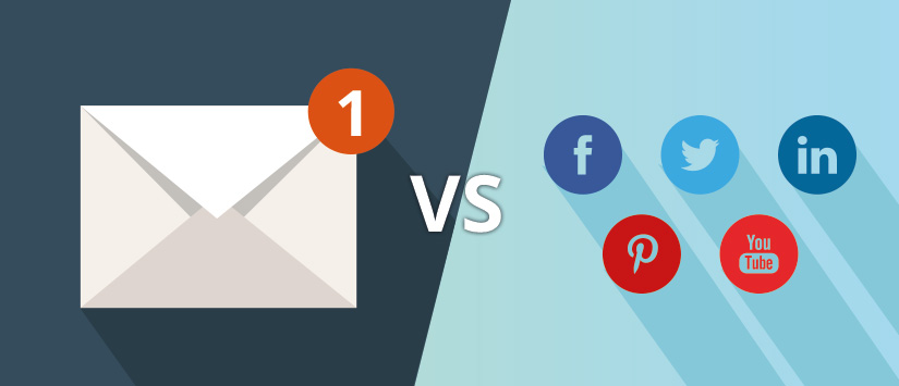 Comparativa entre email marketing y redes sociales