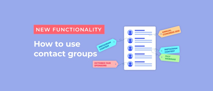 How to use contact groups