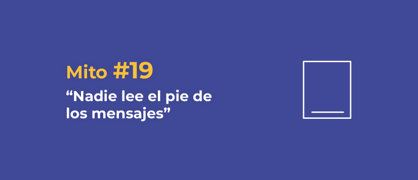 Imagen Mito 19: Nadie lee el pie de los mens