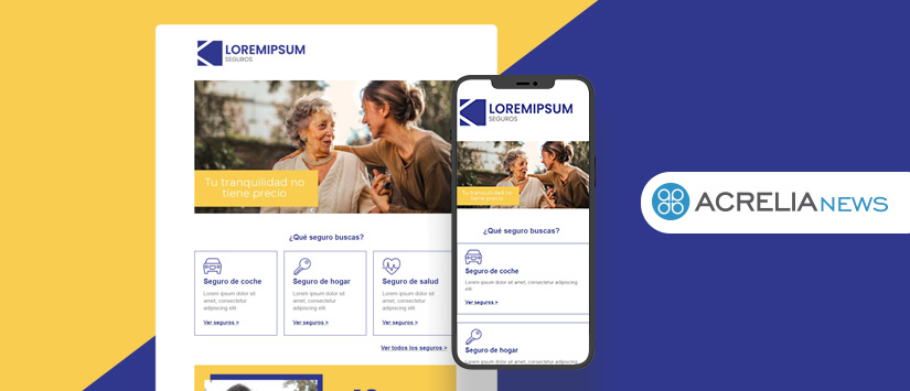 Plantilla de email para compañías aseguradoras