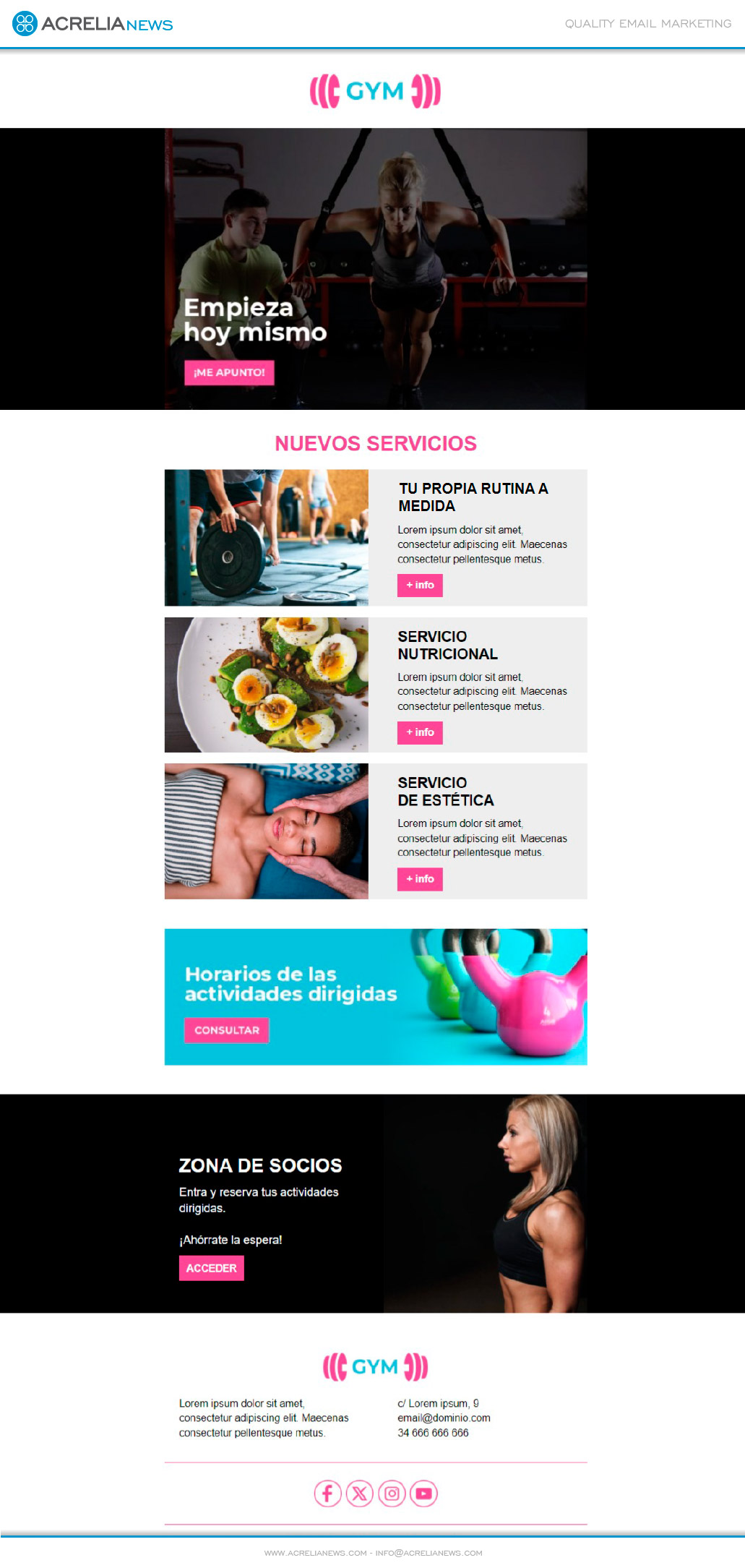 Plantilla de email responsive: 