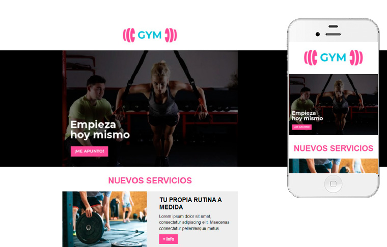 Plantilla de email responsive: 