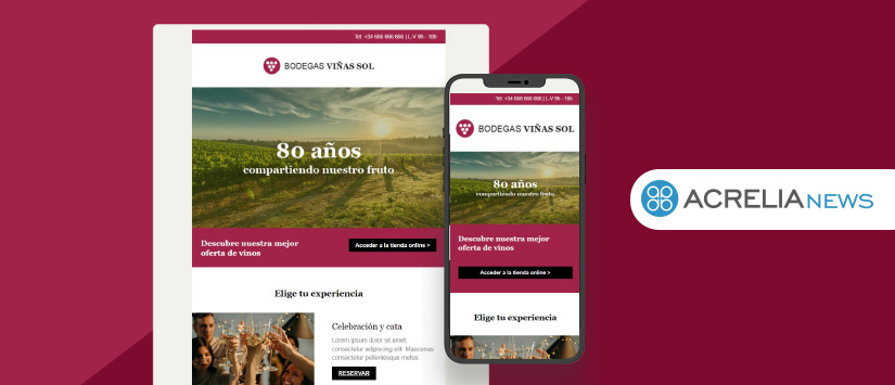 Plantilla de email para Bodegas