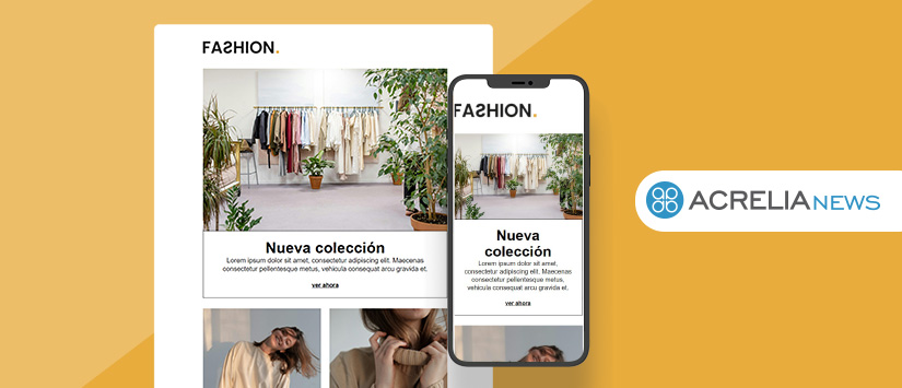 Email Template for the Fashion industry