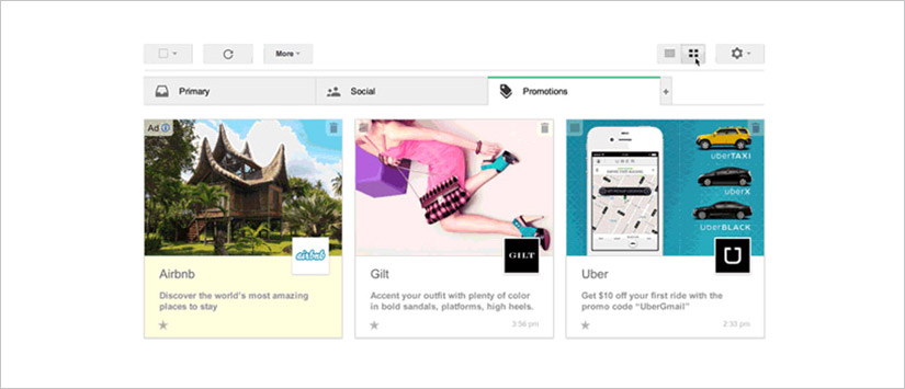 Imagen Gmail Promotions Tab: What impact on your Email Market